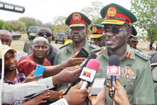 Lieutenant General Tukur Yusuf Buratai, Nigeria's Chief of Army Staff.