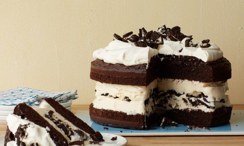 How to make ice cream cake at home