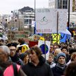 Organisers said the event was the biggest climate march ever in Belgium