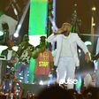 Davido on stage at the Davido Live In concert [Pulse]