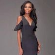 Agbani Darego modelling her ready to wear collection