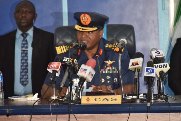 Chief or Air Staff, Air Marshal Sadique Abubakar.
