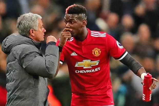 Jose Mourinho and Paul Pogba