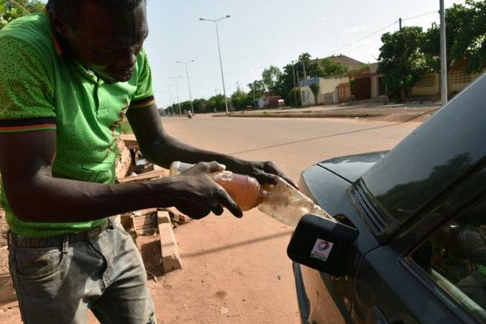 In Burkina Faso, petrol and diesel prices have shot up 12% since November 9