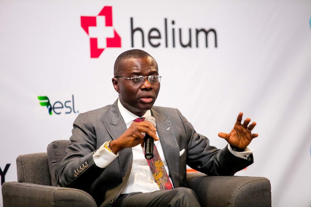Lagos State Governorship candidate, APC, Mr. Babajide Sanwo-Olu making a point during the question and answer session at the Digital Lagos at the Vibranium Valley on Friday 09-11-18.
