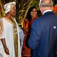 Mo Abudu, Rita Dominic and Prince Charles at a reception held on his honour
