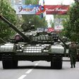 Militants of the self-proclaimed Donetsk People's Republic paraded tanks during Victory Day on May 9