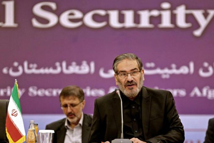 Ali Shamkhani, secretary of Iran's Supreme National Security Council, speaking in Tehran on September 26, 2018