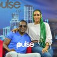 Juliet Ibrahim and Iceberg Slim at the Pulse TV studios