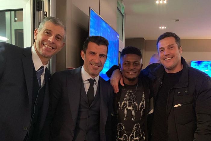 Obafemi Martins, Julio Caesar and Luis Figo