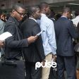 Students at Pulse stand during Internship Fair in UNILAG