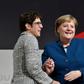 Annegret Kramp-Karrenbauer was widely seen as Merkel's chosen heir
