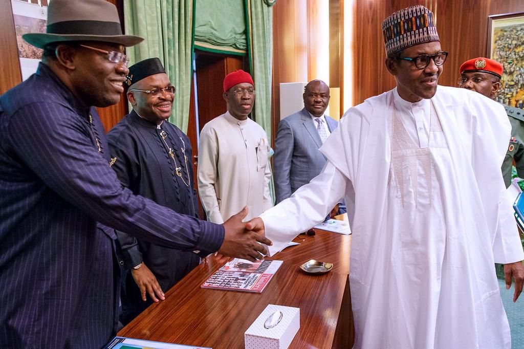 Buhari meets Wike, other South-South governors