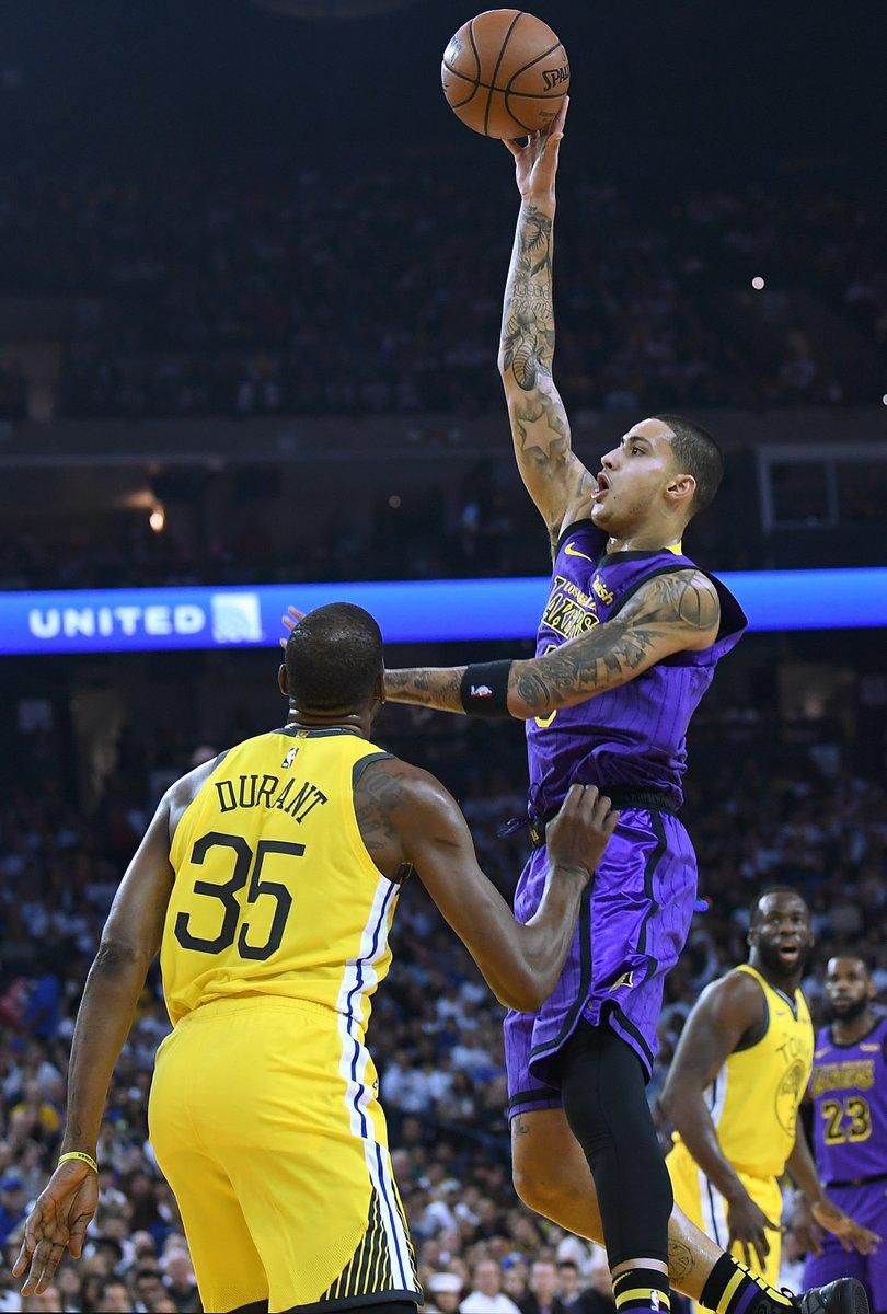 Kyle Kuzma stepped up for the Lakers against the Warriors [NBA]