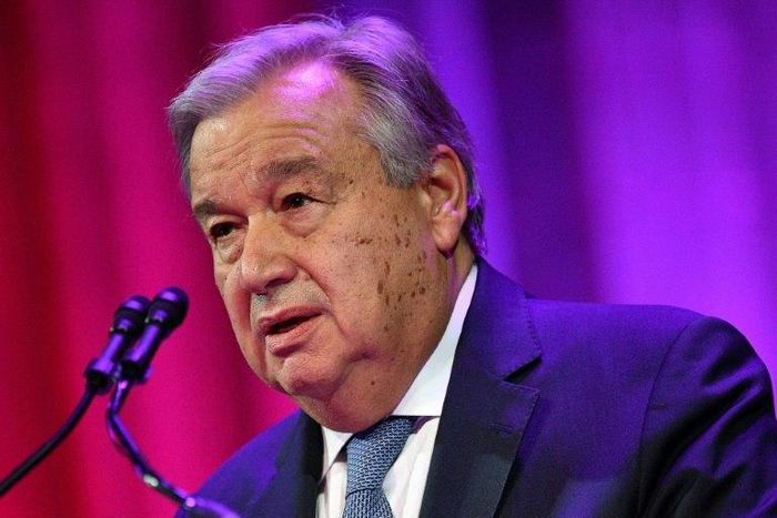 UN Secretary General Antonio Guterres, pictured on November 13 2018 in Washington, said "there is a chance" that talks on ending the war in Yemen could begin in early December in Sweden