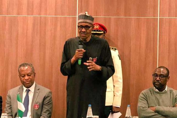 Nigeria's president Muhammadu Buhari insists he is not a clone while addressing a town hall event with the Nigerian community in Poland on Sunday, December 2, 2018