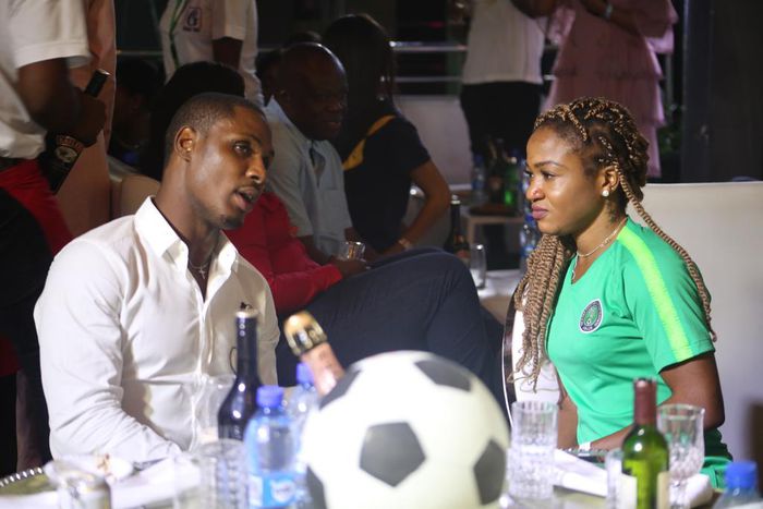 Odion Ighalo was at the Sponsors Night organized by the NFF [NFF]