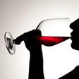 woman drinking red wine