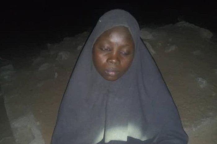 Shaidatu Adamu, suicide bomber caught by troops of the Nigerian Army