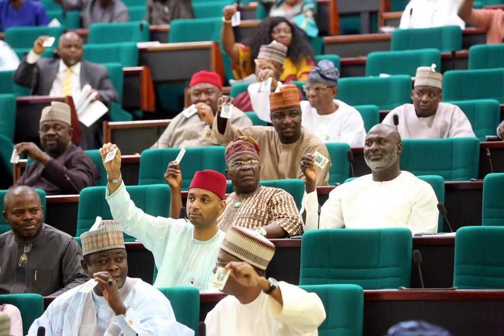 House of Reps members in the Green chambers