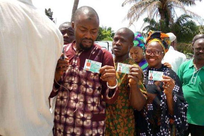 Voters on a queue (Illustration)