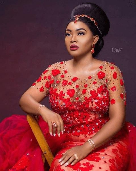 Mercy Aigbe's now famous red dress