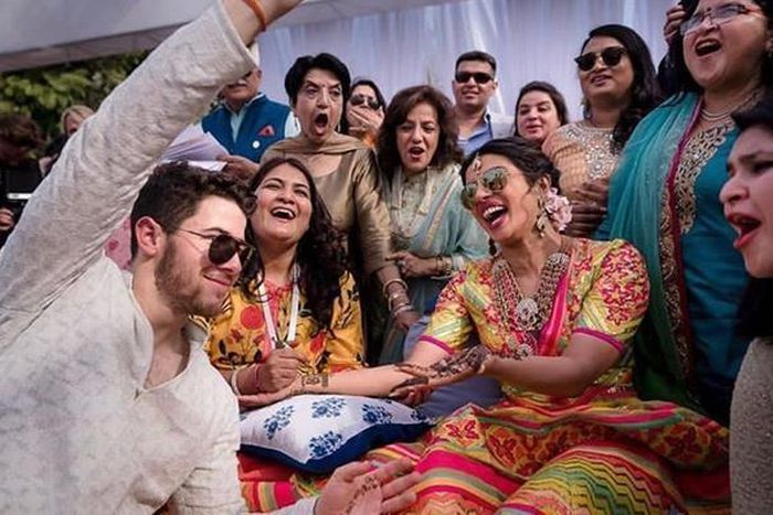 Nick Jonas, Priyanka Chopra and guests at their destination wedding