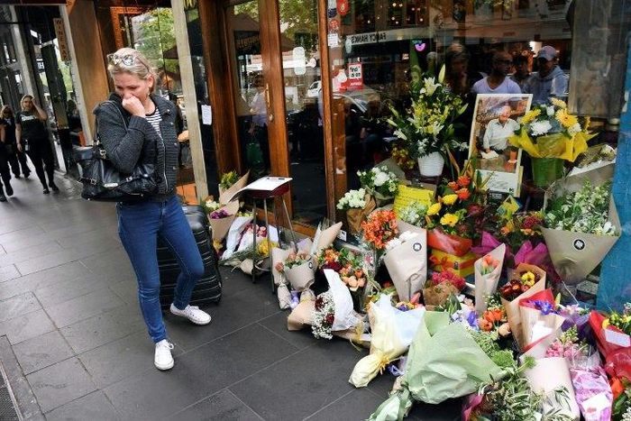 Cafe owner Sisto Malaspina was stabbed to death in a terror attack in Melbourne on Friday
