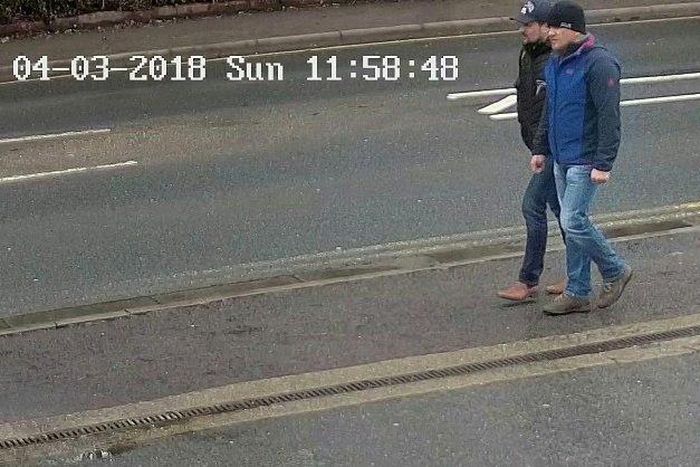 British Prime Minister Theresa May said Alexander Petrov (R) and Ruslan Boshirov, wanted by British police in connection with the nerve agent attack on former Russian spy Sergei Skripal and his daughter Yulia, belong to Russian military intelligence