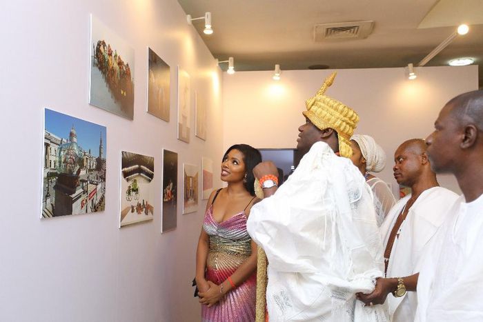 Ooni of Ife and others at ArtxLagos 2018