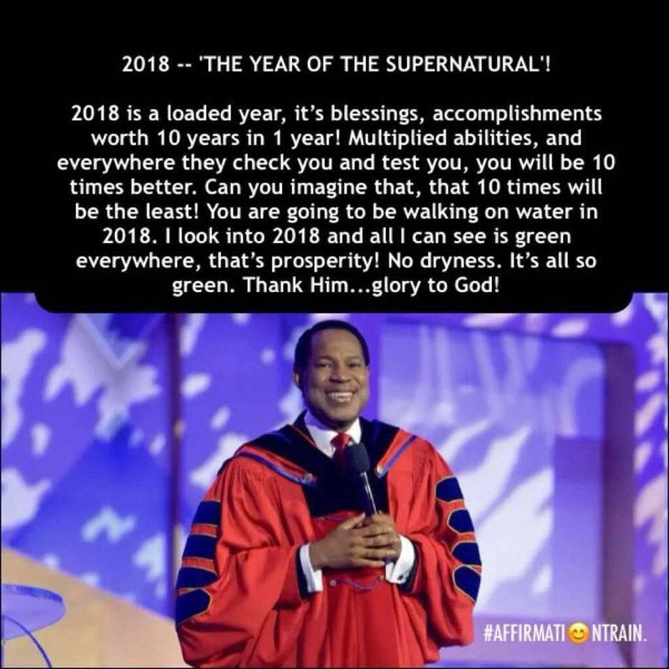 Pastor Oyakhilome releases 2018 prophecy
