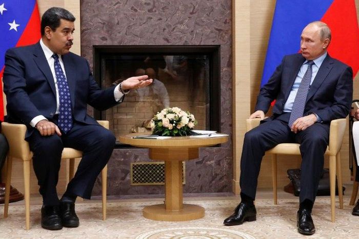 Russian President Vladimir Putin offered support to his Venezuelan counterpart Nicolas Maduro who is seeking financial help for his socialist country's collapsing economy