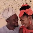 Yvonne Jegede and Abounce on their wedding day