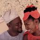 Yvonne Jegede and Abounce on their wedding day