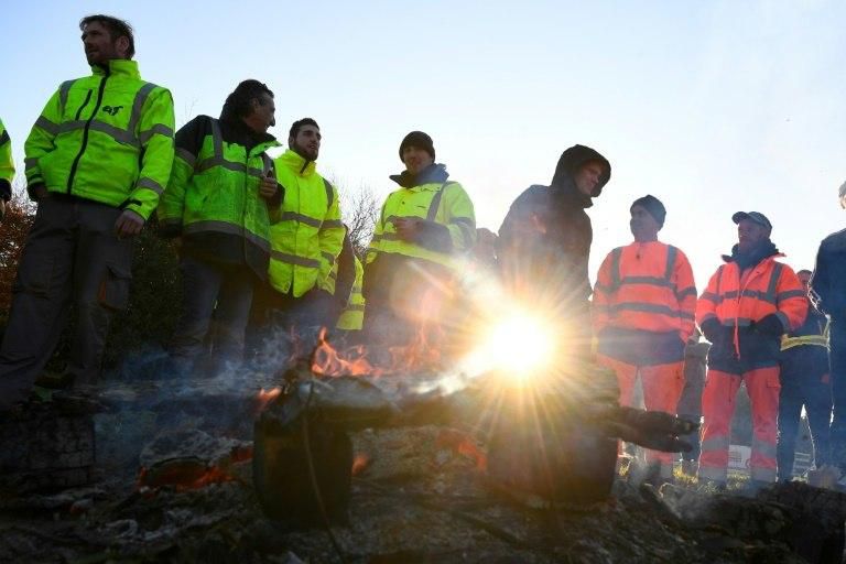 Some protests have continued in mainland France