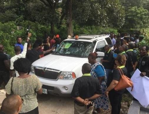 Efemena Okedi was buried five months after her husband died.