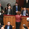 Rare scenes of chaos gripped the Hungarian parliament Wednesday
