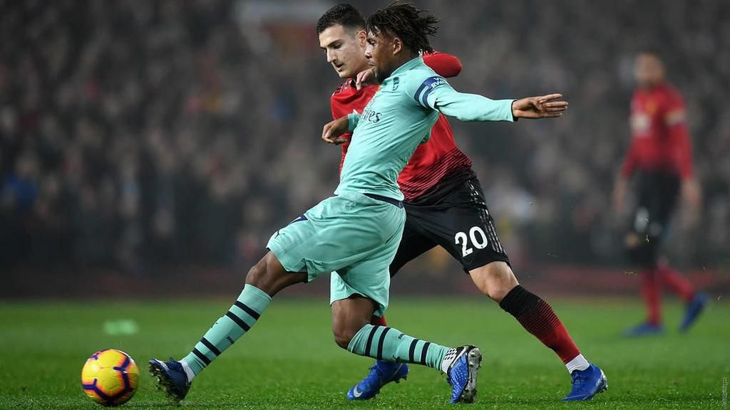 Alex Iwobi and Diogo Dalot