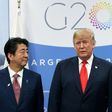 Japanese Prime Minister Shinzo Abe, US President Donald Trump and Indian Prime Minister Narendra Modi (L to R) met on the sidelines of the summit of the G20 economic powers in Buenos Aires