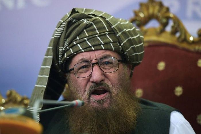 Maulana Sami Ul-Haq, pictured in August 2017, was known as "Father of the Taliban," having educated the movement's stalwarts including Mullah Omar at his seminary