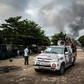 In the early hours of Thursday, arsonists hit a large electoral commission warehouse in central Kinshasa, setting it ablaze and damaging election materials