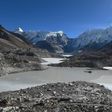 Scientists warn that as Himalayan glaciers melt, lakes like Imja could swell further and eventually collapse