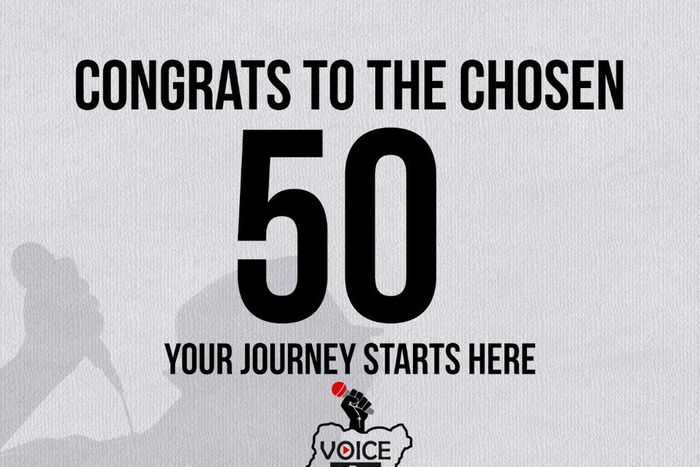 Voice2Rep proudly congratulates its top 50 shortlisted contestants