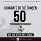 Voice2Rep proudly congratulates its top 50 shortlisted contestants