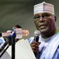 Former Vice-President and Peoples Democratic Party (PDP) presidential candidate, Atiku Abubakar making a speech