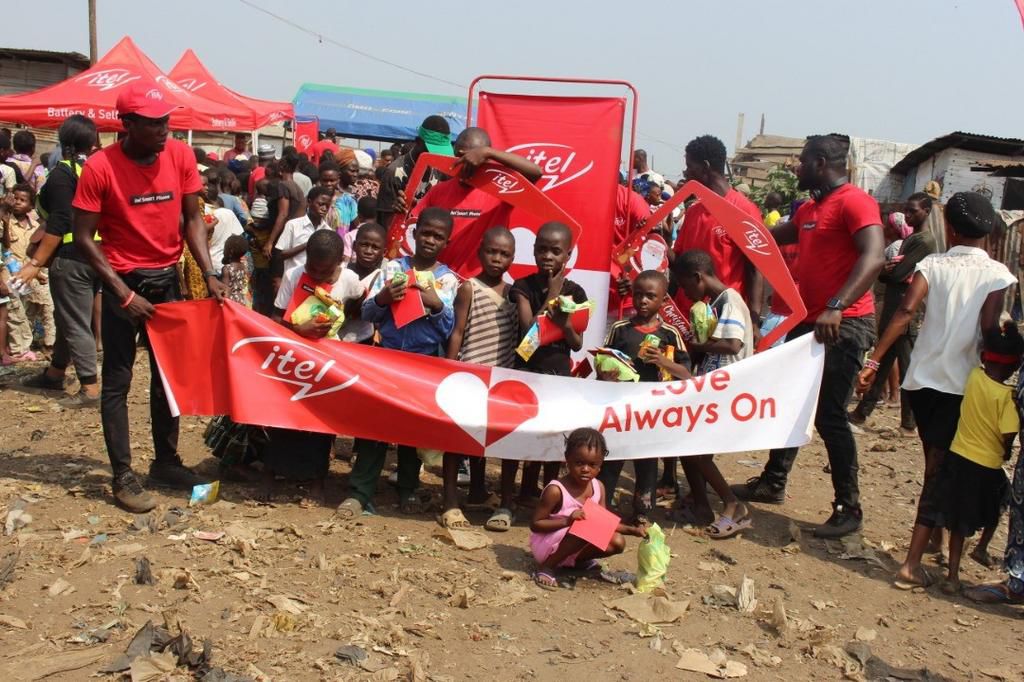 Love Always On: ITEL Mobile adding colours to over 6000 lives in Nigerian communities nationwide.