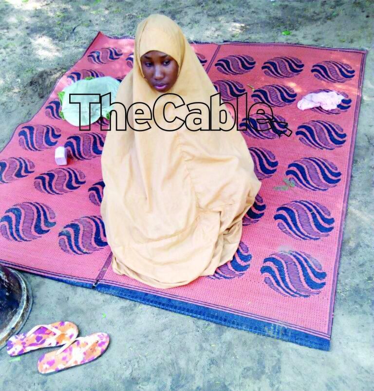 Leah Sharibu in Boko Haram captivity