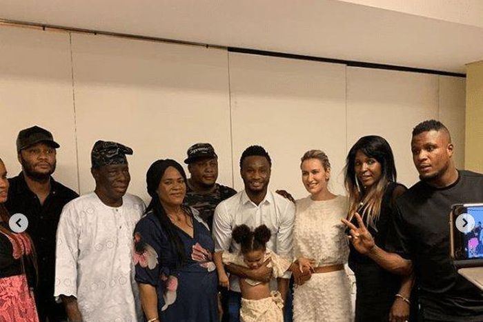 Mikel Obi and family