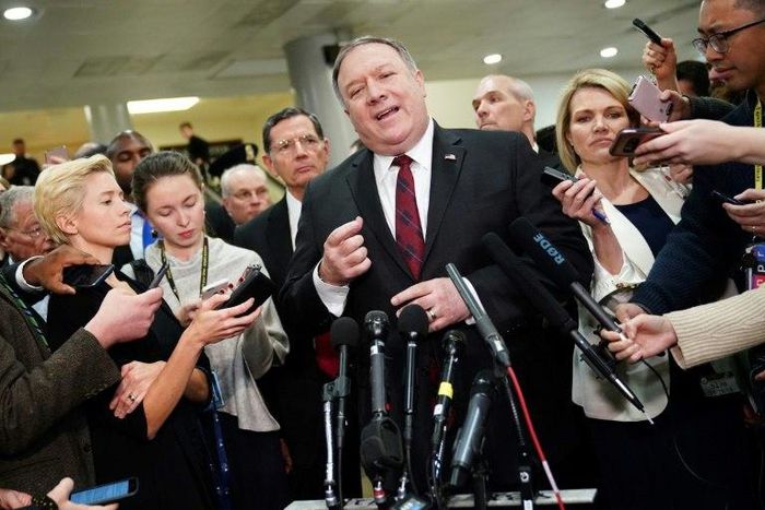 US Secretary of State Mike Pompeo warned lawmakers that ending US backing for the Saudi-led coalition in Yemen would lead to a stronger Iran