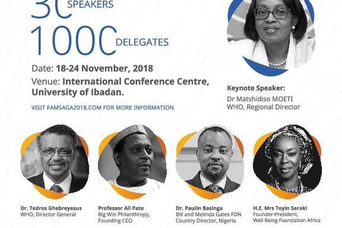 Register to attend FAMSAGA's week-long health conference towards sustainable development